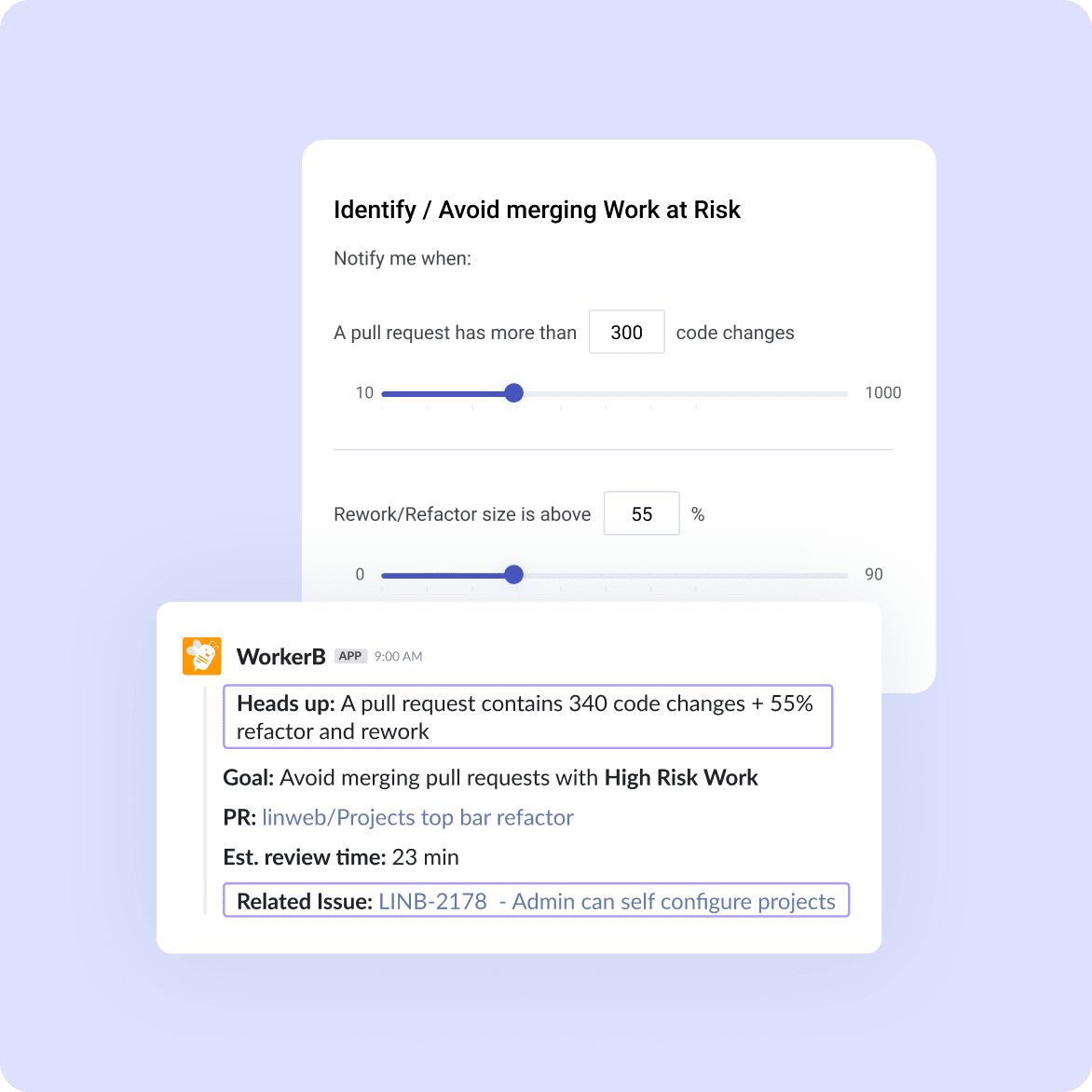 Reduce cognitive load